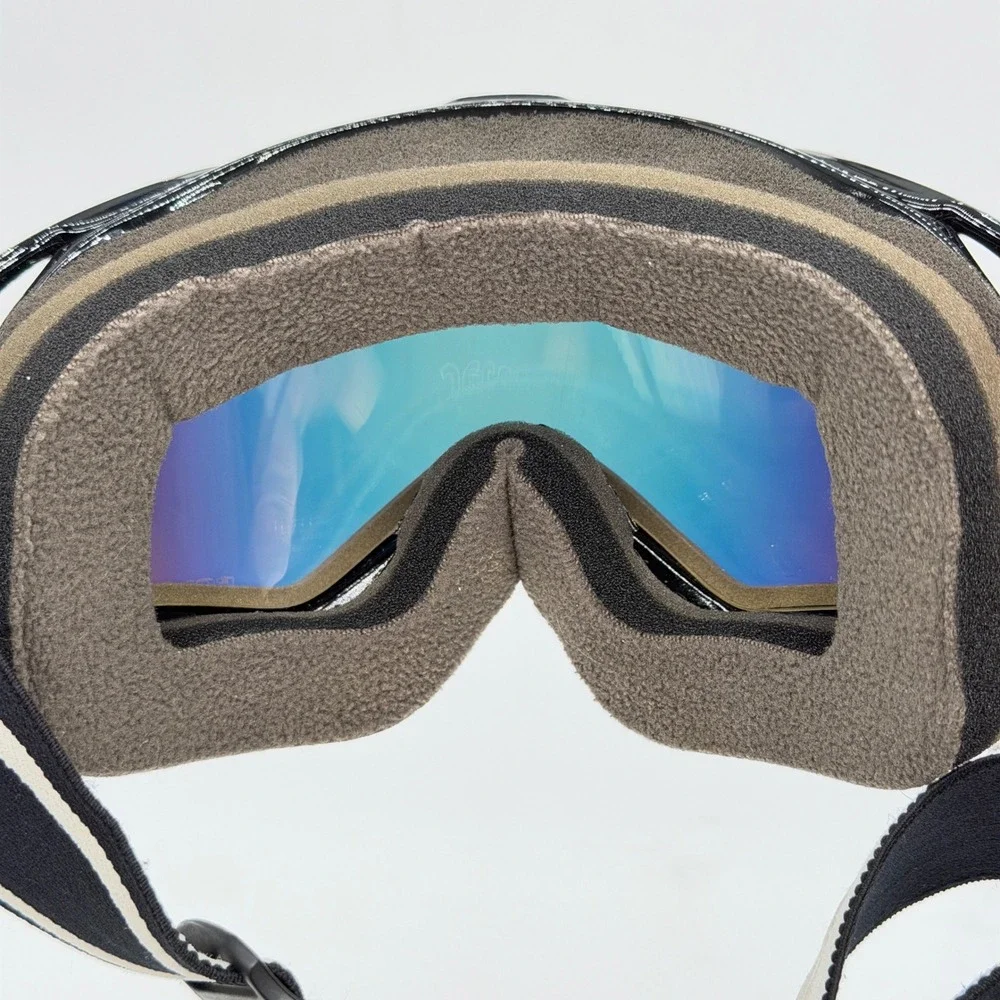 Oakley Splice Snow Goggles Black Frame Fire Iridium Polarized Lens Ski Snowboard